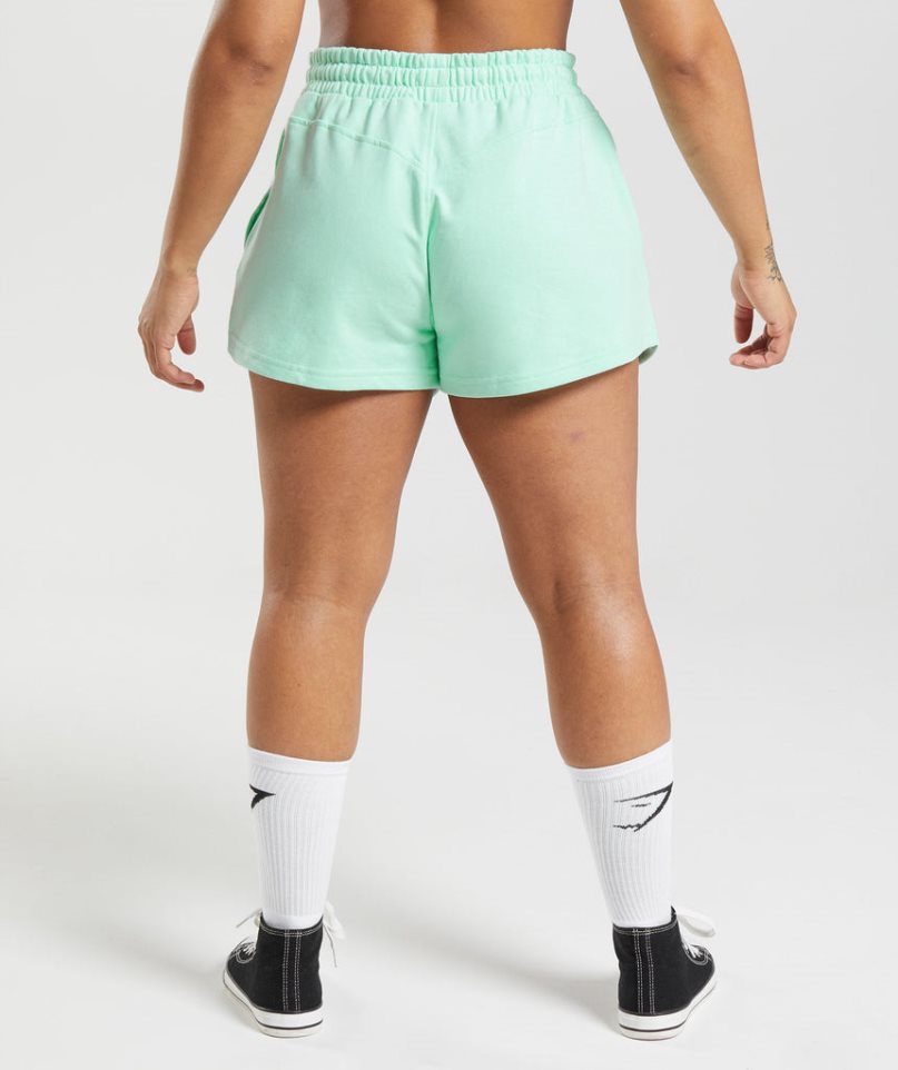 Women's Gymshark Legacy Shorts Light Turquoise | NZ 1OFVLZ